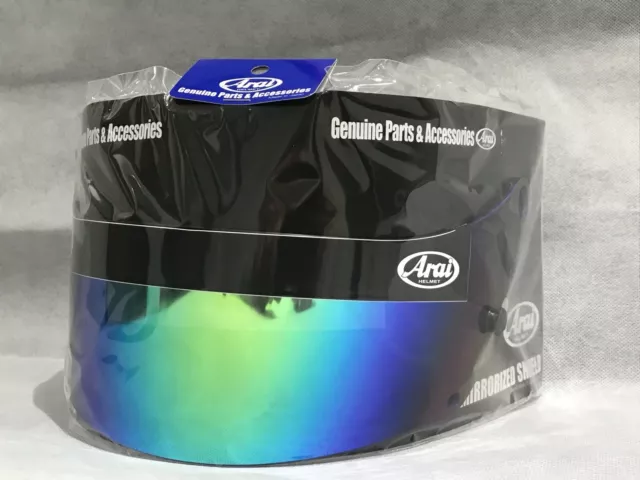 Arai GP6 / SK6 Green Iridium Dark Smoke Visor Brand New & Genuine