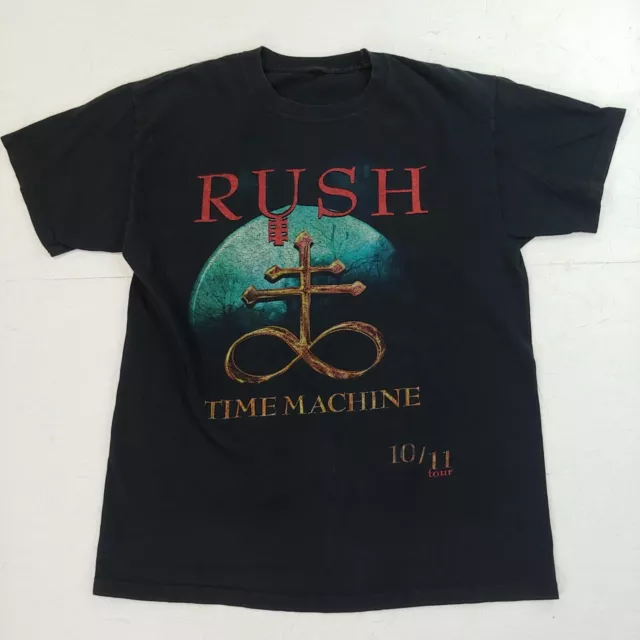 Rush T-shirt 2010-11 time machine tour concert shirt Rock size medium