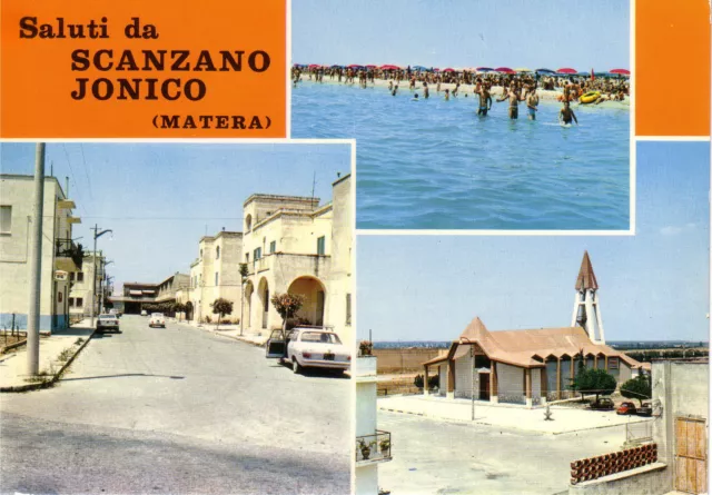 B28 - Cartolina -SCANZANO JONICO - MATERA - VARIE VEDUTE