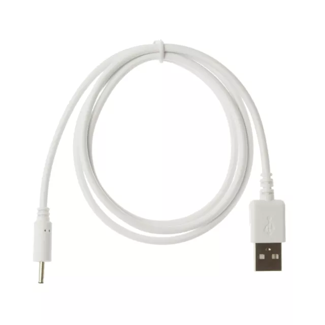 90cm USB White Charger Power Cable for BT Video 1000 Baby Unit Baby Monitor