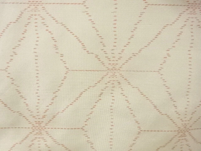 6464391: Japanese Kimono / Antique Kimono / Oshima Tsumugi / Woven Asanoha