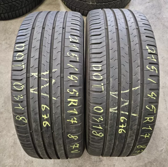 2 x 215/45 R17 87V Continental Sommerreifen