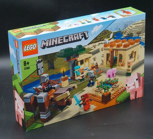 LEGO MINECRAFT SET - The Illager Raid - 21160 NEW/ORIGINAL PACKAGING £ ...