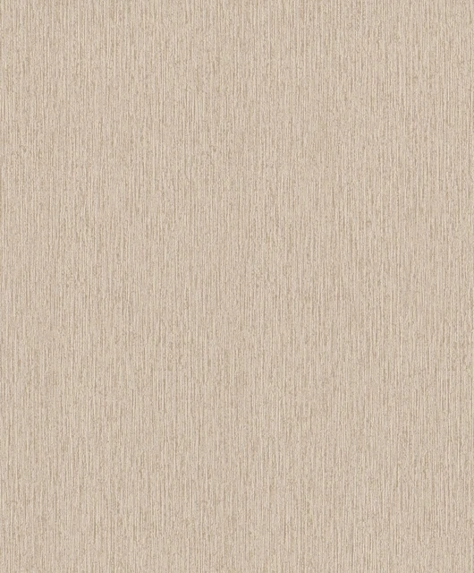 Rasch Tapete Rocknrolle 541458 Uni Unicolor de Rayas Braun Papel Pintado Vellón