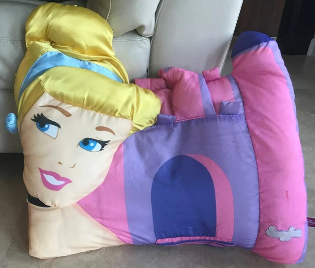 Funda de almohada decorativa princesa castillo de Disney Snugglers simulada Cenicienta 24x24