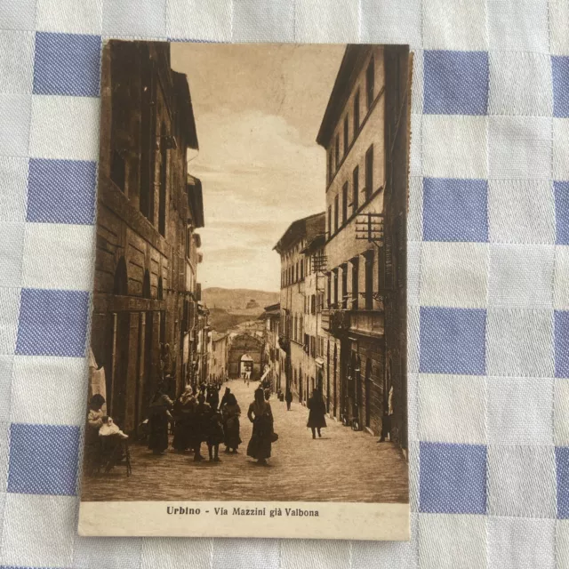 Urbino Via Mazzini Via Valbona Pesaro Viag 1925