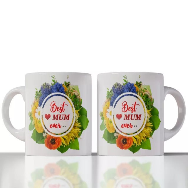 World Best Mum Design Cup Ceramic Novelty Mug Gift Coffee Tea Cup Mothers Day 3