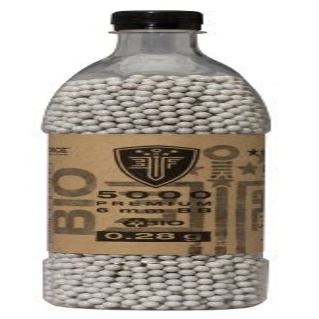 ELITE FORCE PREMIUM Biodegradable 6mm Airsoft BBS Ammo, 28 .28 Gram