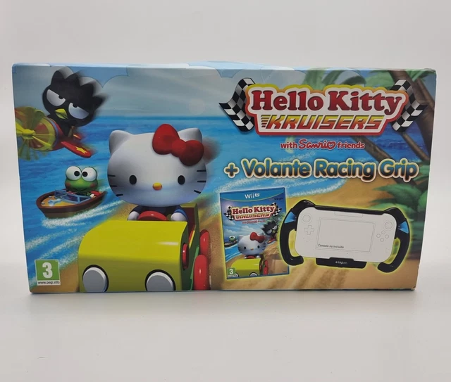 HELLO KITTY KRUISERS with Sanrio Friends + Volante Racing Grip. Wii U