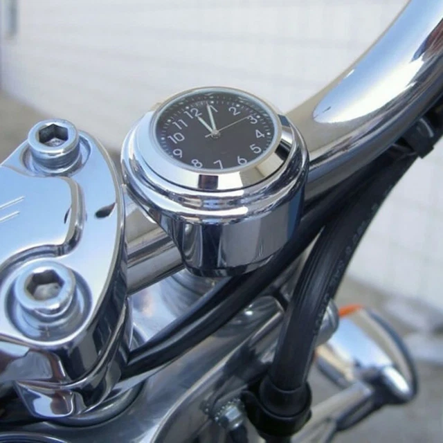 Motorbike Watch Precise Convenient Motorbike Handlebar Mount Clock Mini
