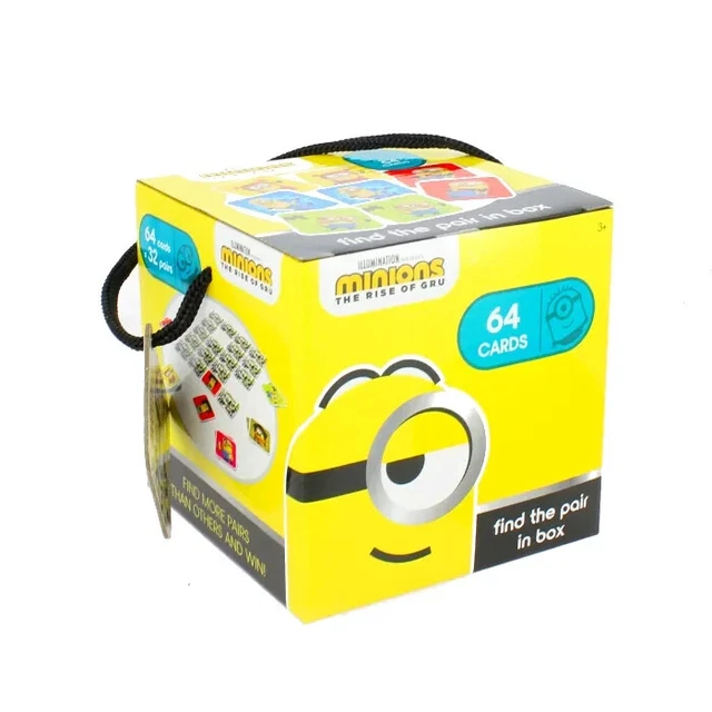 MINIONS THE RISE of Gru Find The Pair Box 64 CARD GAME TOY STOCKING