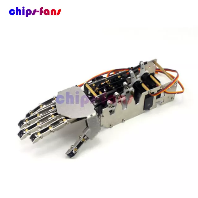 5 DOF 5 Fingers Humanoid Manipulator Arm Right Hand + 5pcs Servos DIY for Robot