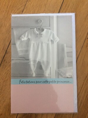 Carte Felicitations Naissance Fille A Vendre Picclick Fr