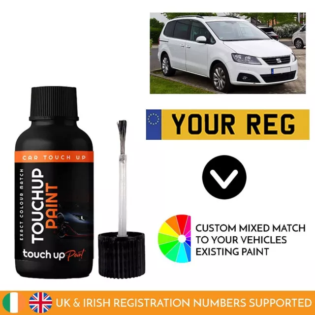 Touch Up Paint For Seat Alhambra By Car Registration Reg Numberplate Pen