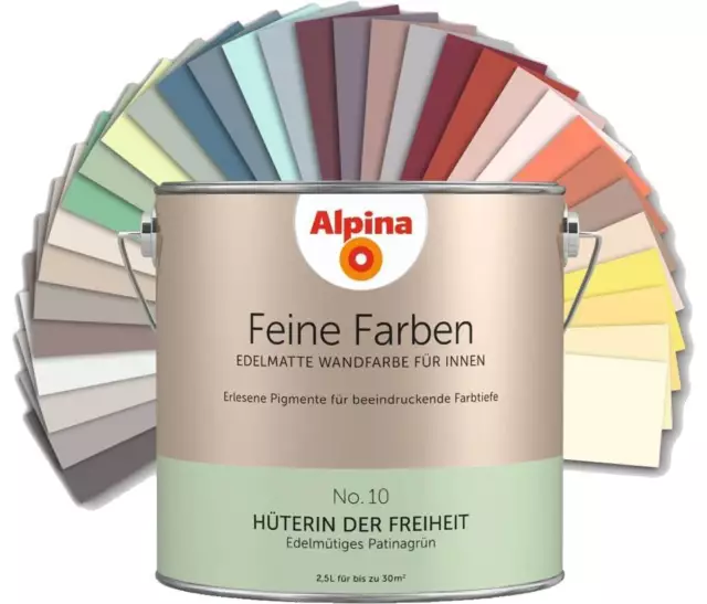 Alpina Feine Farben - Alle Farben zur Auswahl, Innenwandfarbe Bunt, Farbakzente