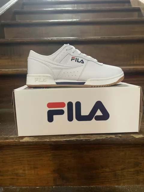 FILA ORIGINAL FITNESS Men's NEW Medium Width White/Navy/Gum