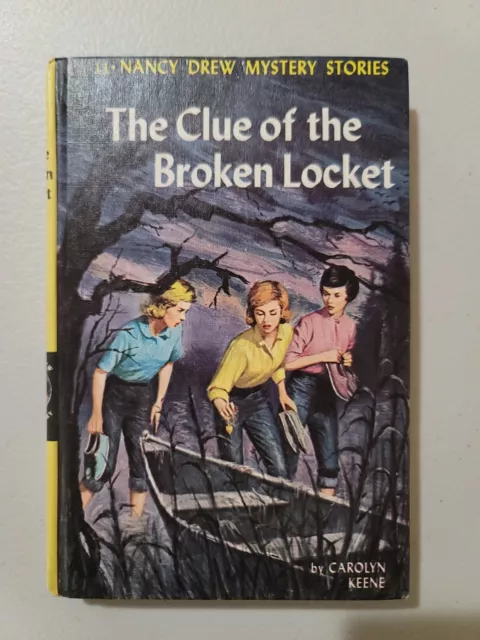 Nancy Drew The Clue of the Broken Locket By Carolyn Keene Vintage Hardcover 1965