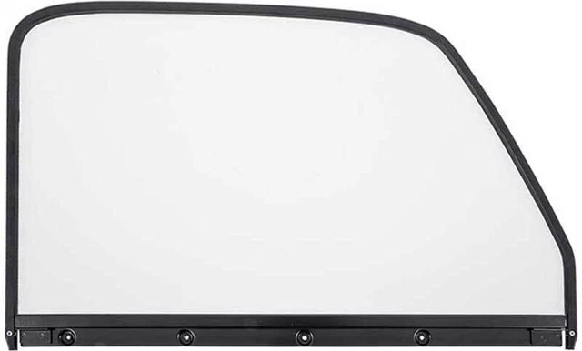 1947-1950 Chevrolet GMC Truck; Door Glass; Clear; Black Frame and Setting