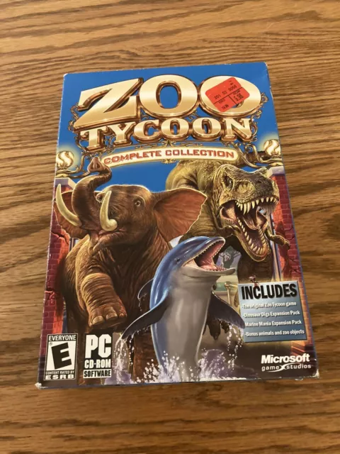 *NEW* Zoo Tycoon Complete Collection Microsoft PC CD-ROM Factory Sealed in  Box!