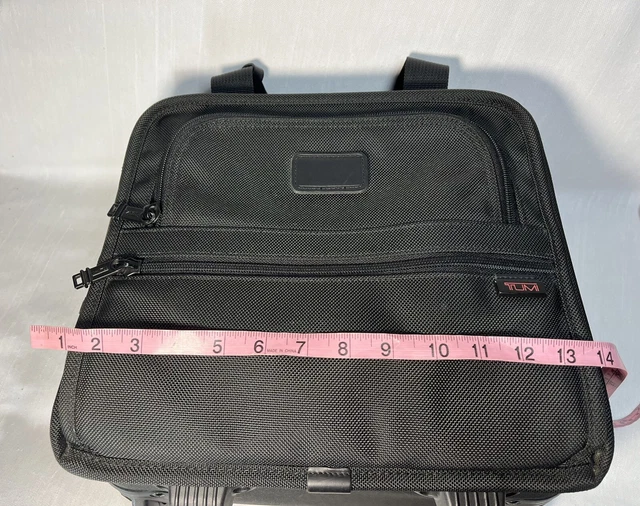 TUMI Alpha Rolling Laptop Briefcase Bag Black Ballistic Nylon Luggage 2214D3 8