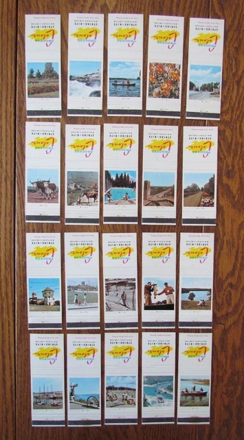 Complete Canadian Scenes Set Of 20 Matchbook Matchcovers -L20