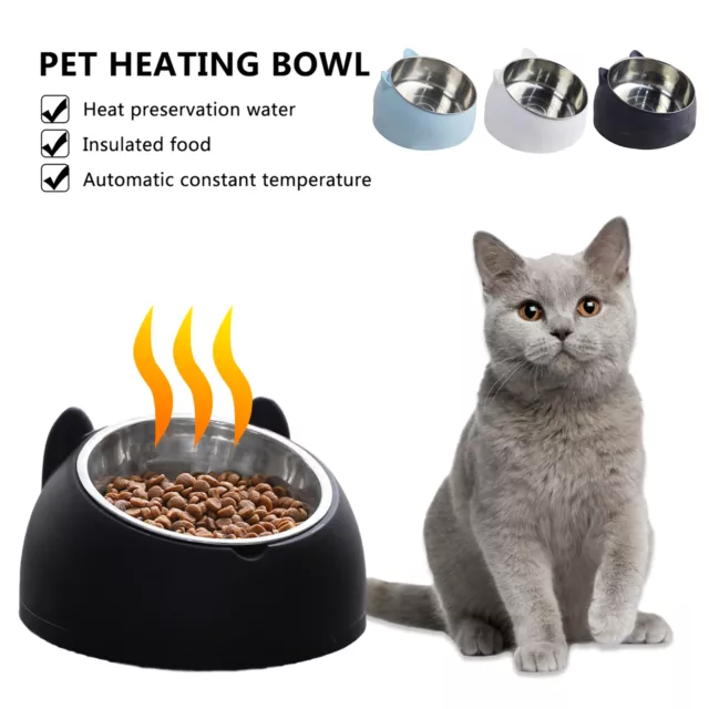 Pet Heated Bowl Dog Cat Thermal Water Bowl