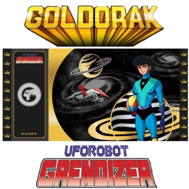 Goldorak Alcor Golden Ticket Black Ufo Robot Grendizer Edition Limitée 2000 ex.