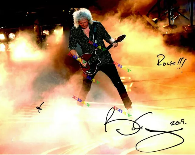 Brian May Guitarist for Queen Autographed signed 8x10 Photo Reprint