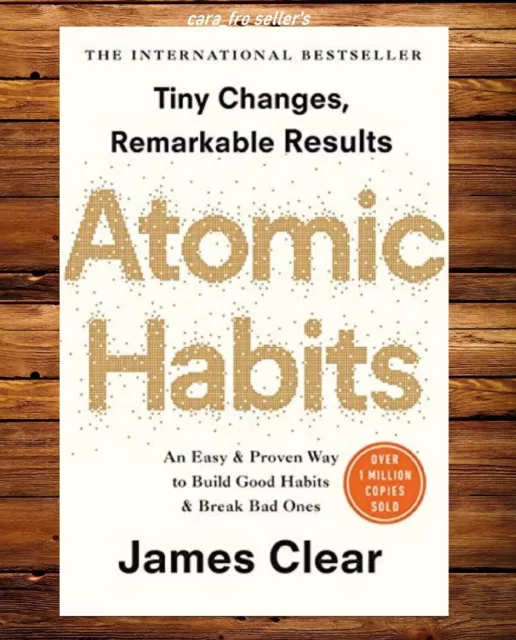 Atomic Habits by James Clear Build Good Habits English Paperback free shipping..