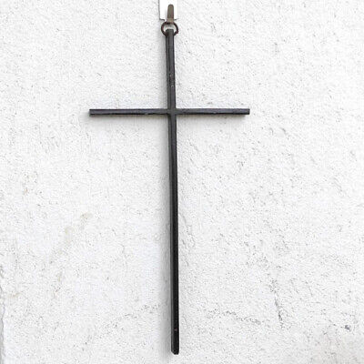 Wall Cross Antique Crucifix Jesus Hanging Catholic Metal Religious Jerusalem Old