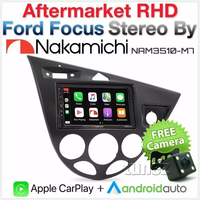 Apple CarPlay Android Auto For Ford Focus Mk1 1998-2004 Stereo Radio MP3 Player