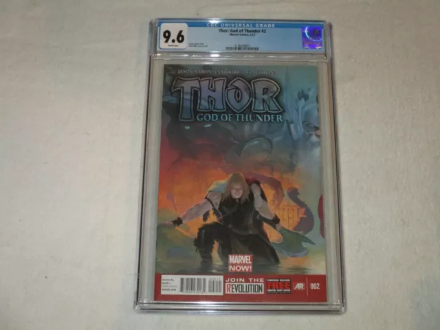 Thor God Of Thunder 2 Cgc 9.6 White Pages!!! First Appearance Gorr The God Butch