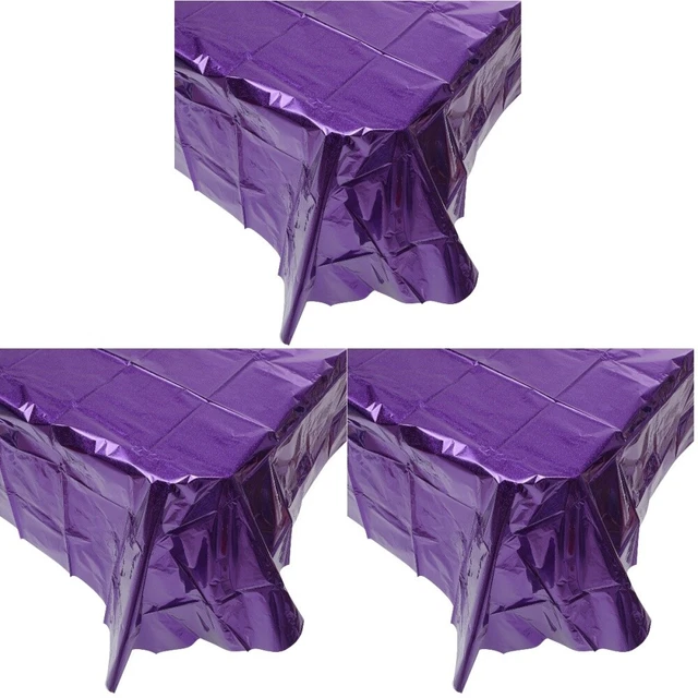 3 piezas Película de aluminio Mantel Iridiscencia Cubierta de mesa Tomar un baño bebé