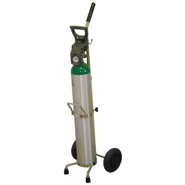 SAFTCART MDE-6X Cylinder Trolley,38 In. H,100 lb.