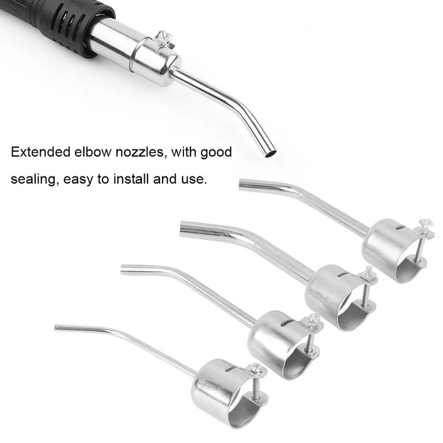 Universal Aluminum Alloy Hot Air Gun Nozzle Welding Soldering Accessories Fo MFS
