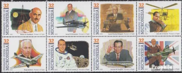 Micronesia 406-413 eighth block unmounted mint / never hinged 1995 Pioneers the