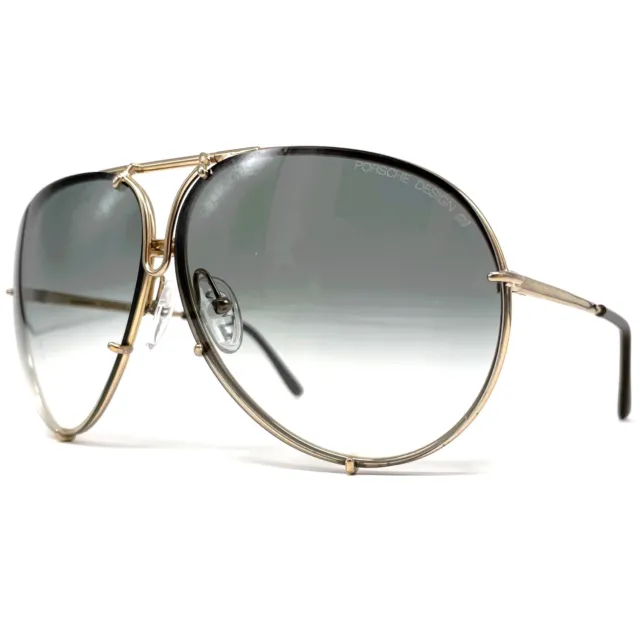 NOS Vintage Porsche Design By Carrera 5623 " Gold Plated Inch Sunglasses Austria
