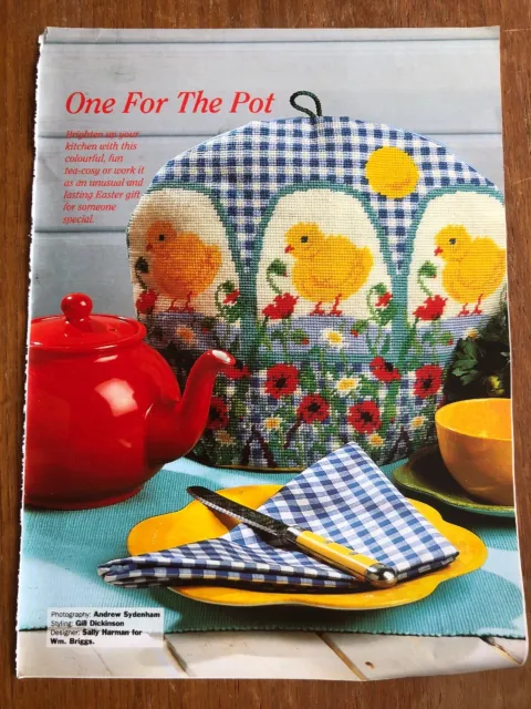 Spring / Chick Tapestry Tea Cosy Chart (from a magazine)