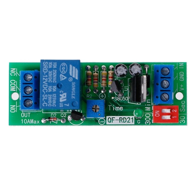 DC12V Adjustable Signal Timer High Level for Time Delay Turn R