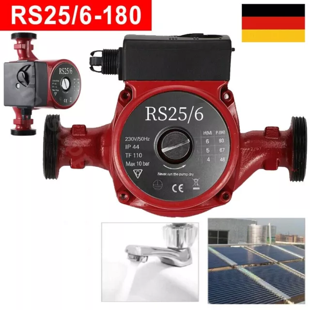 Umwälzpumpe RH 25-60/180 Trinkwasserpumpe Warmwasserpumpe Zirkulationspump Neu