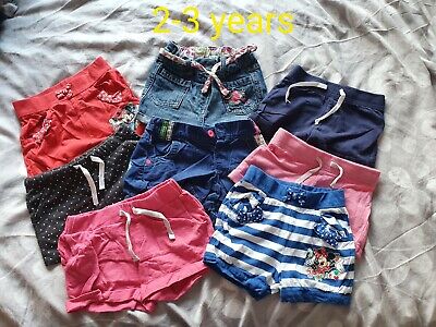 Girls Shorts Bundle Minnie Mouse 2-3 Years