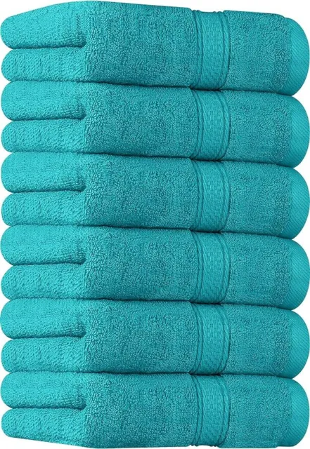 Premium Hand Towels 100% Combed Ring Spun 600 GSM Extra Large16x28 Utopia Towels 2