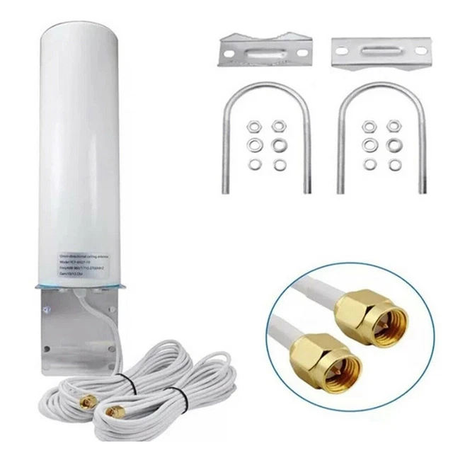 Per Connettore Antenna 12dBi 23 X 6,5 X 6,5CM 50 Ohm 915mhz Fisso da Parete