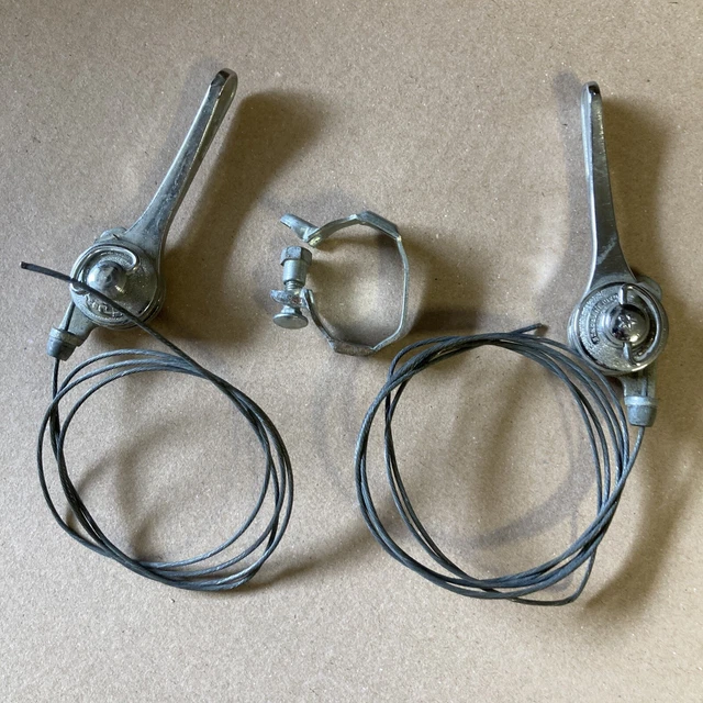 Manettes De Montage Vintage Pour Casque Schwinn - Gauche & Droite - Pour Vélo De Route - Style Down Tube