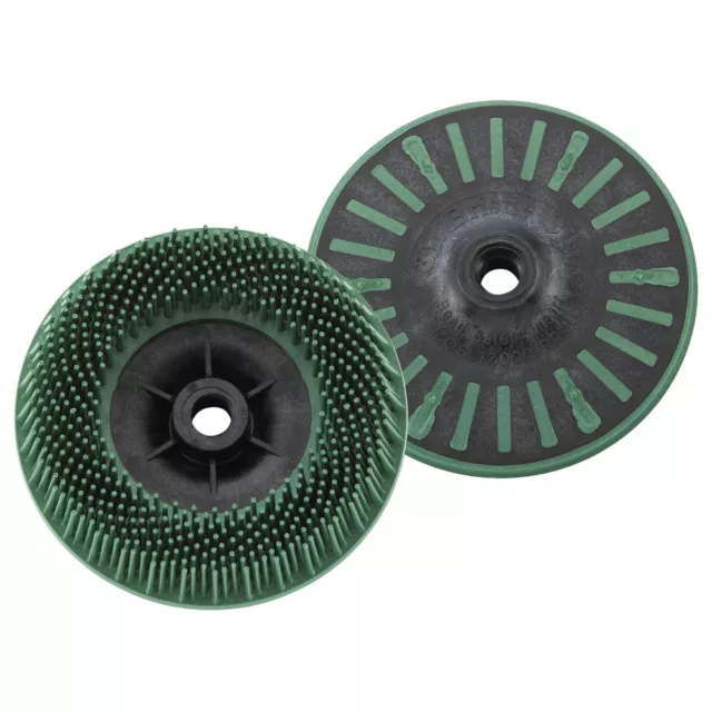 Disco 3M Bristle con filettatura M14 115 mm, P 50, verde 24537