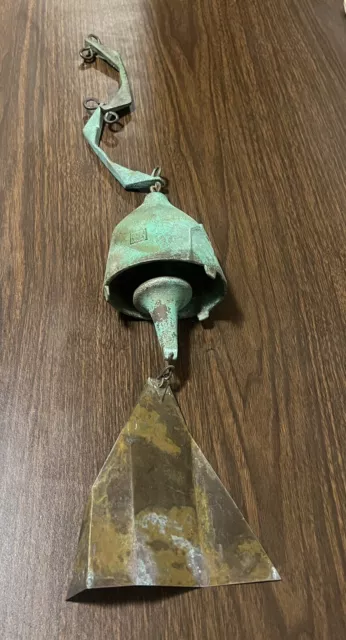 Vintage Paolo Soleri Bronze Wind Chime Bell