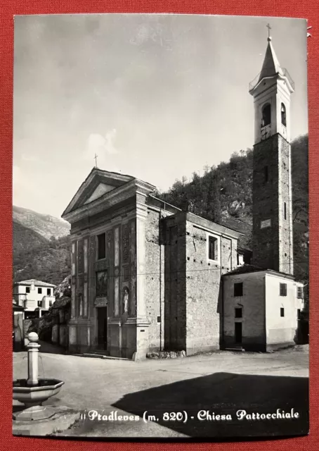 Cartolina - Pradleves ( Cuneo ) - Chiesa Parrocchiale - 1950 ca.