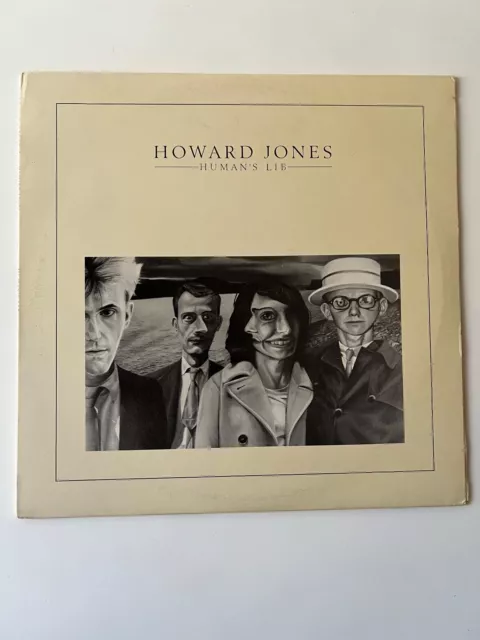 Howard Jones Human's Lib LP 1984 Elektra 60346 letras internas originales vinilo antiguo