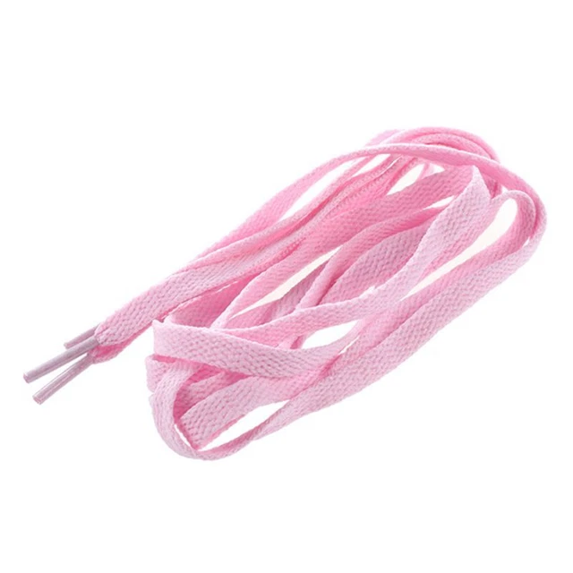 Cordones de cuerdas lisas de 44" para zapatillas rosa I5O4