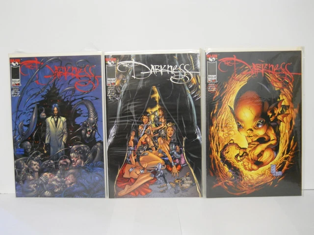 Lot of 3 Comic Books The Darkness Top Cow 11, 11, 12 Silvestri Coney Lot#08